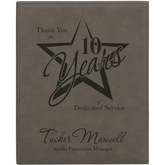 Leatherette Extra Large Plaque